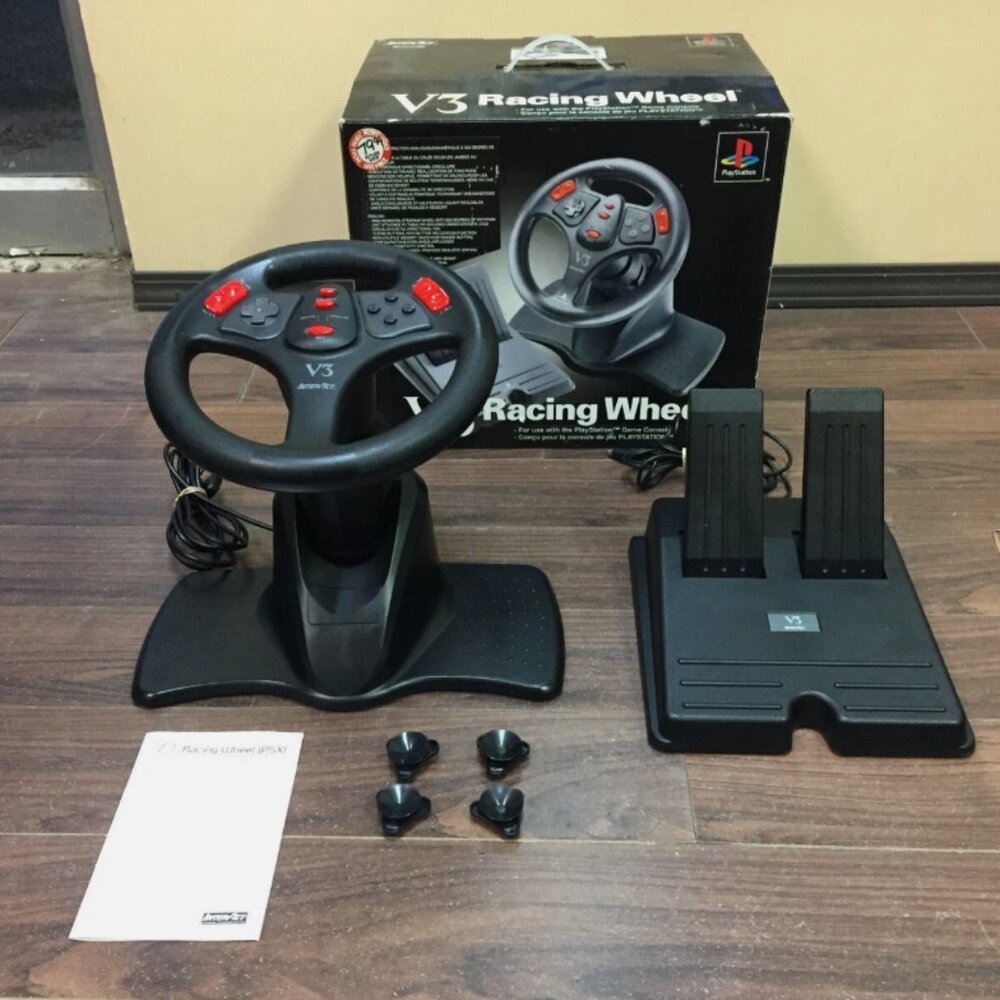 InterAct PlayStation PS1 V3 Racing Wheel + Pedals 741948011184